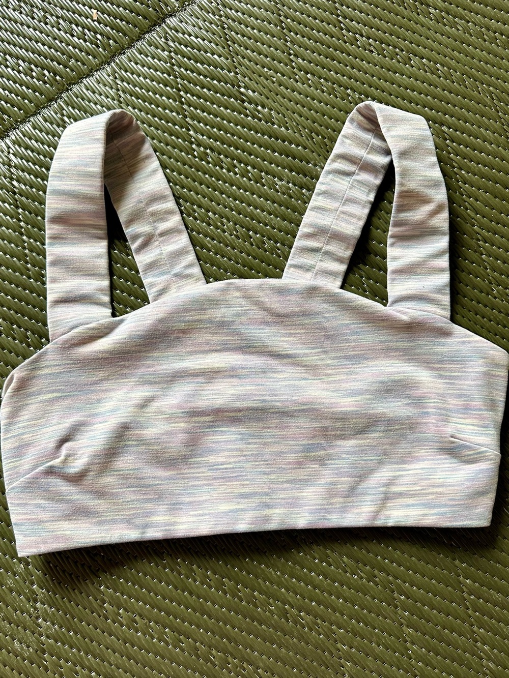 Outdoor Voices FreeForm Bra XS Superbloom Pastel Space Dye Sports Bra